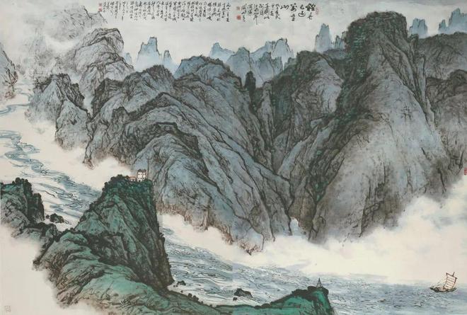 文化和旅游部2024年全国美术馆馆藏精品展出季入选项目｜在“长风几万里”中感悟传统山水诗意精神(图14)